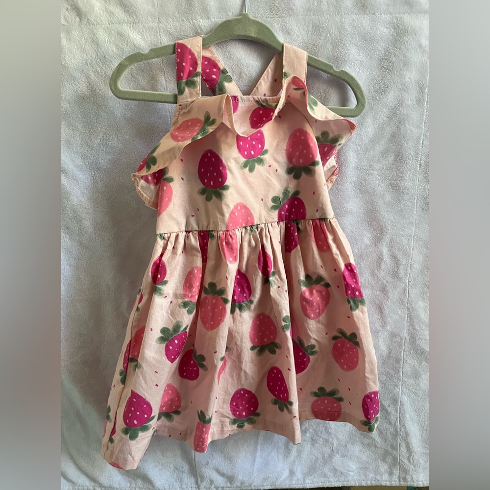 Carter’s Pink Strawberry Dress 12-18 months